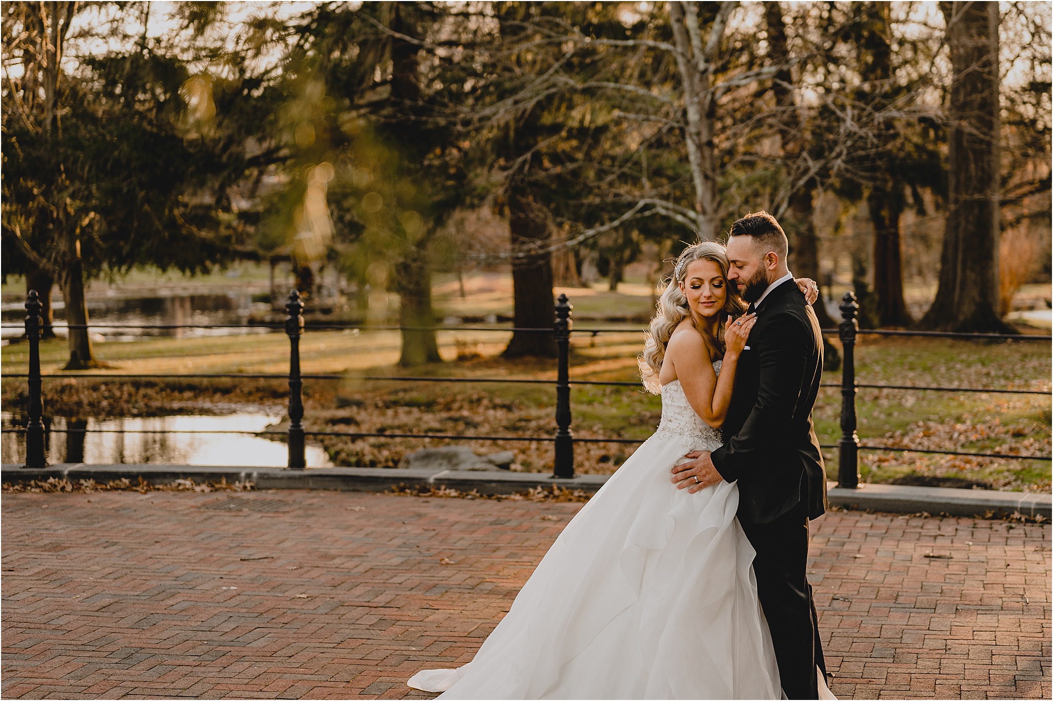 winter wedding at the Pleasantdale Chateau