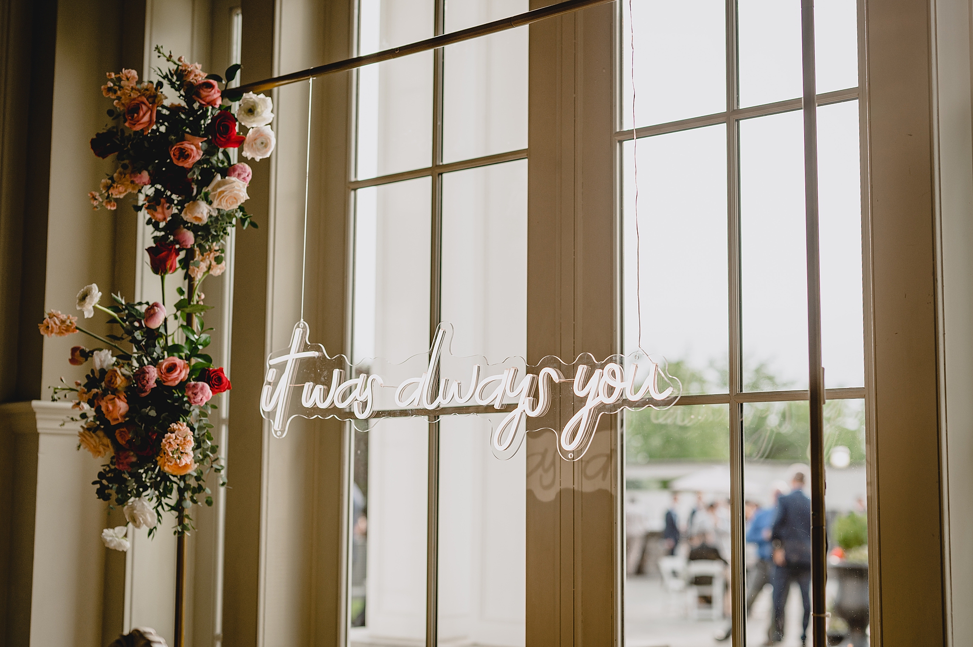 custom neon sign that says it was always you