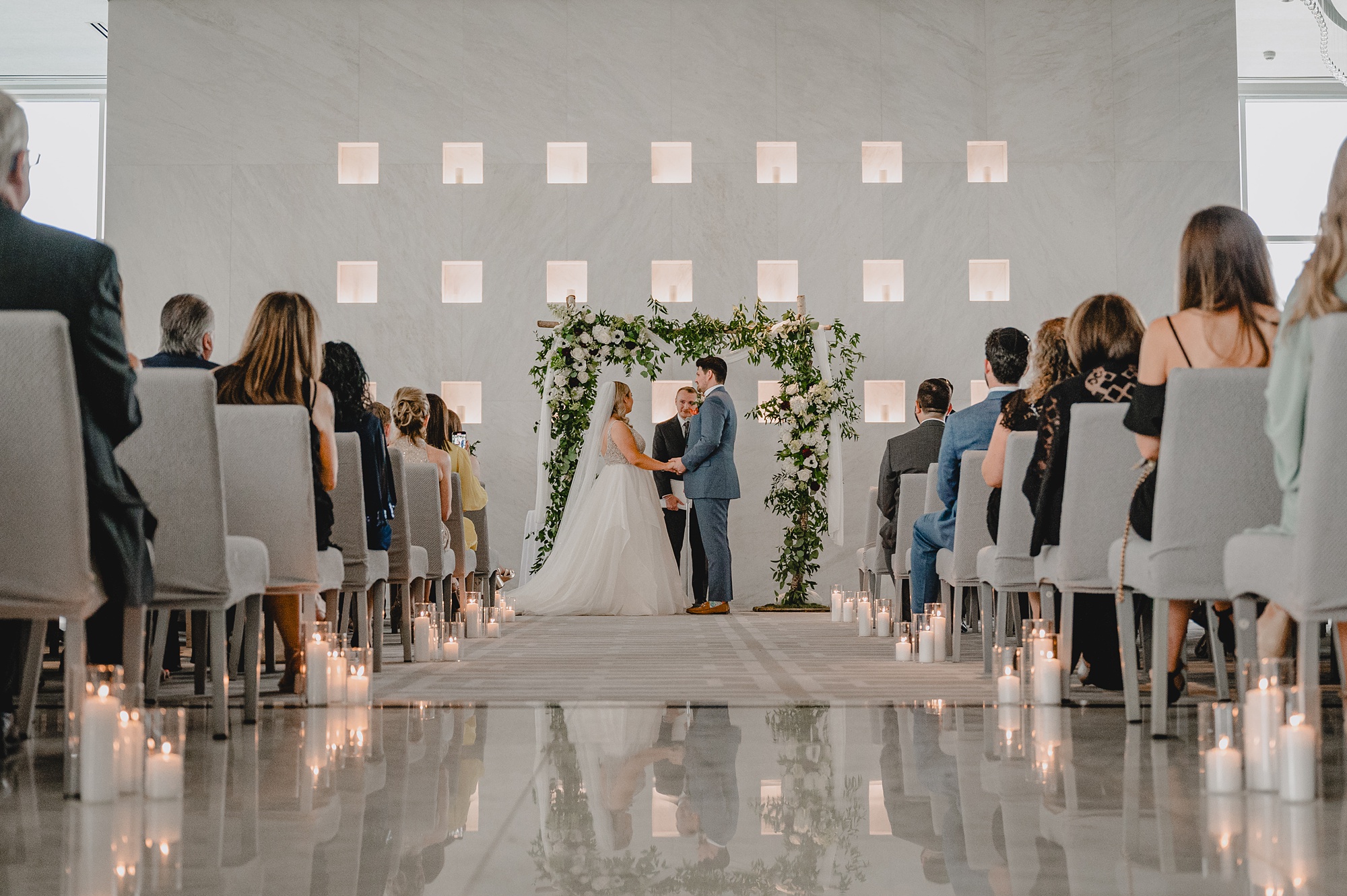 wedding ceremony at Above Staten Island