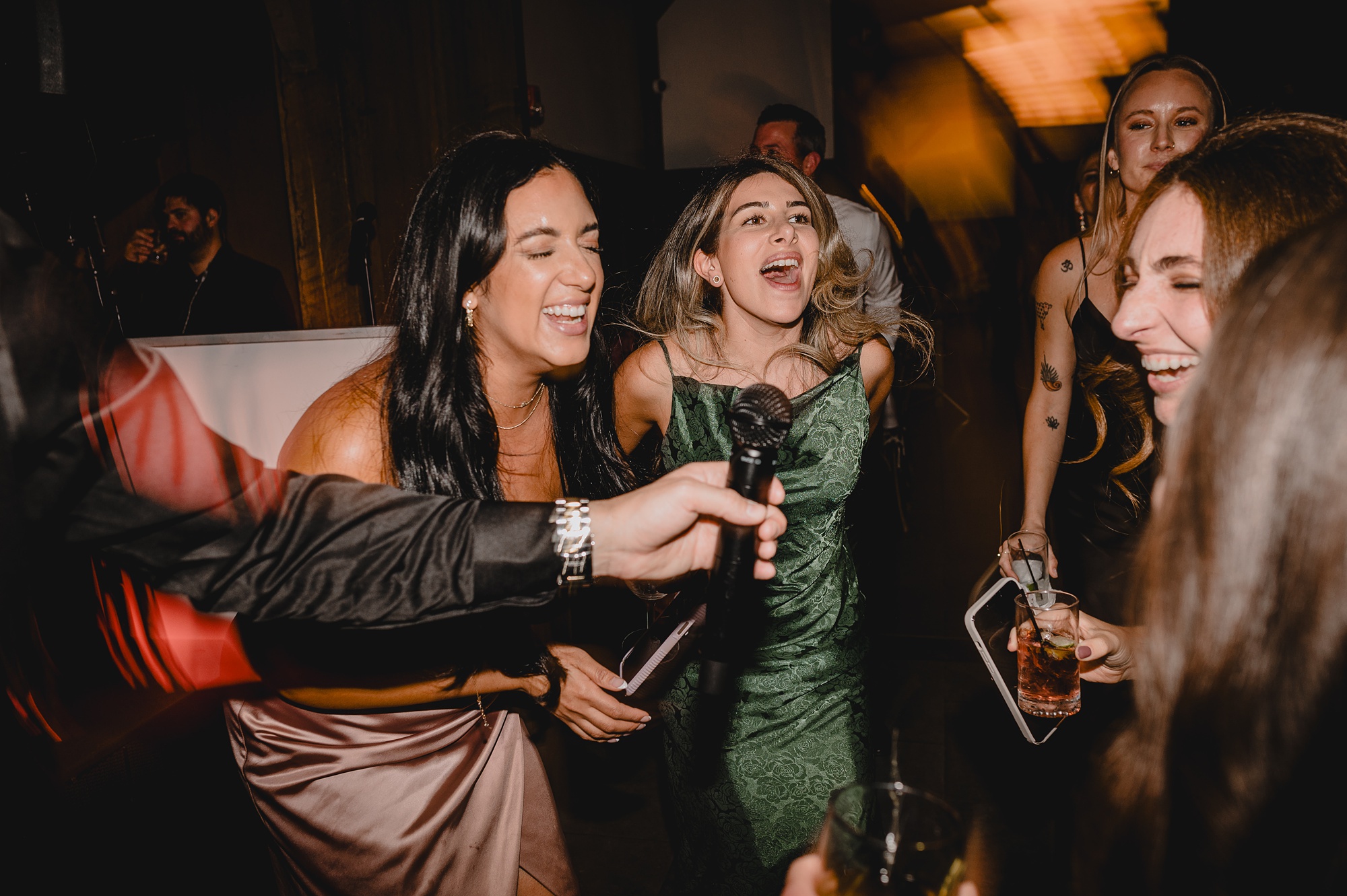 wedding guest dance during NJ wedding reception 