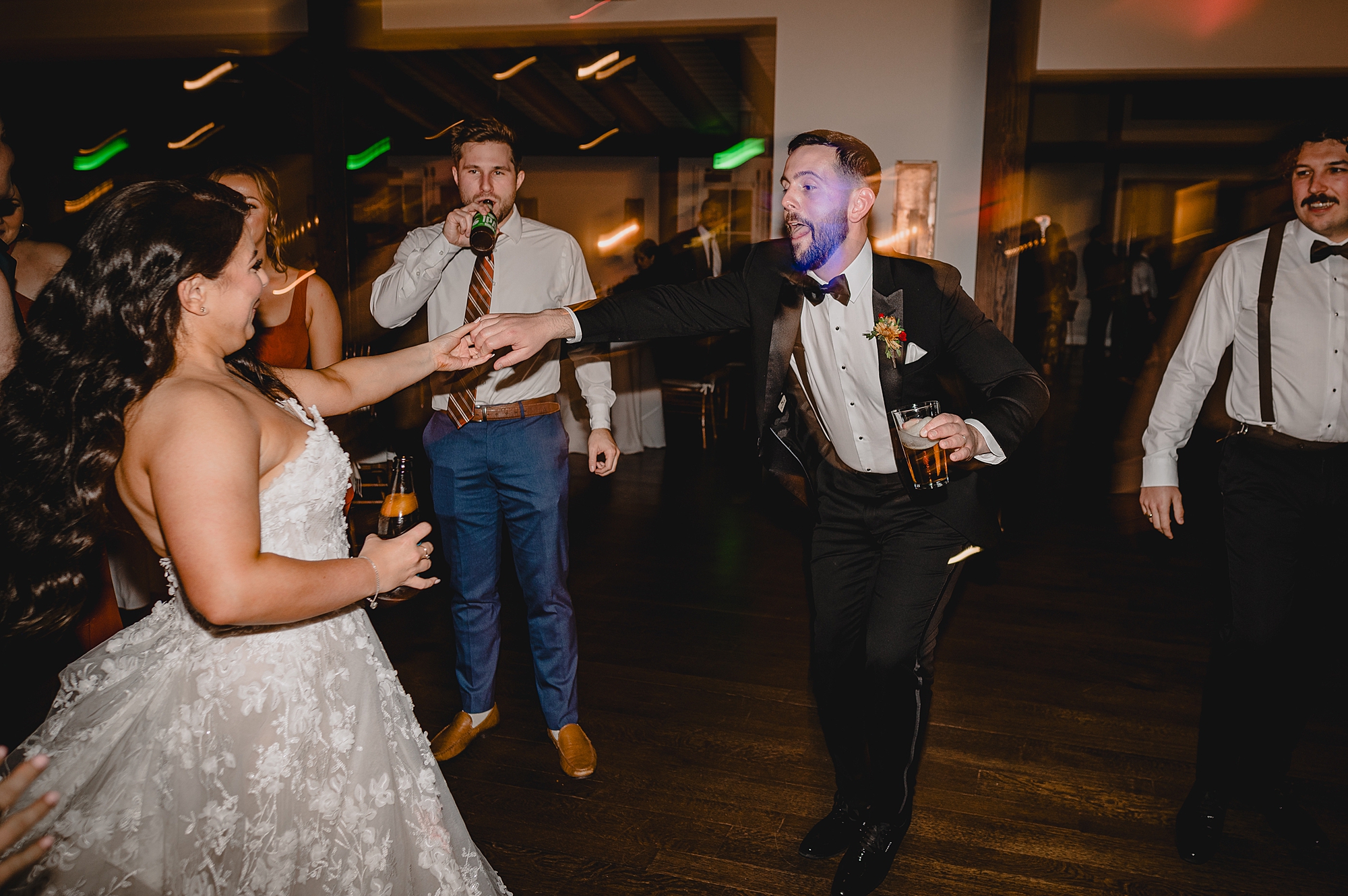 newlyweds dance during Andover NJ wedding reception