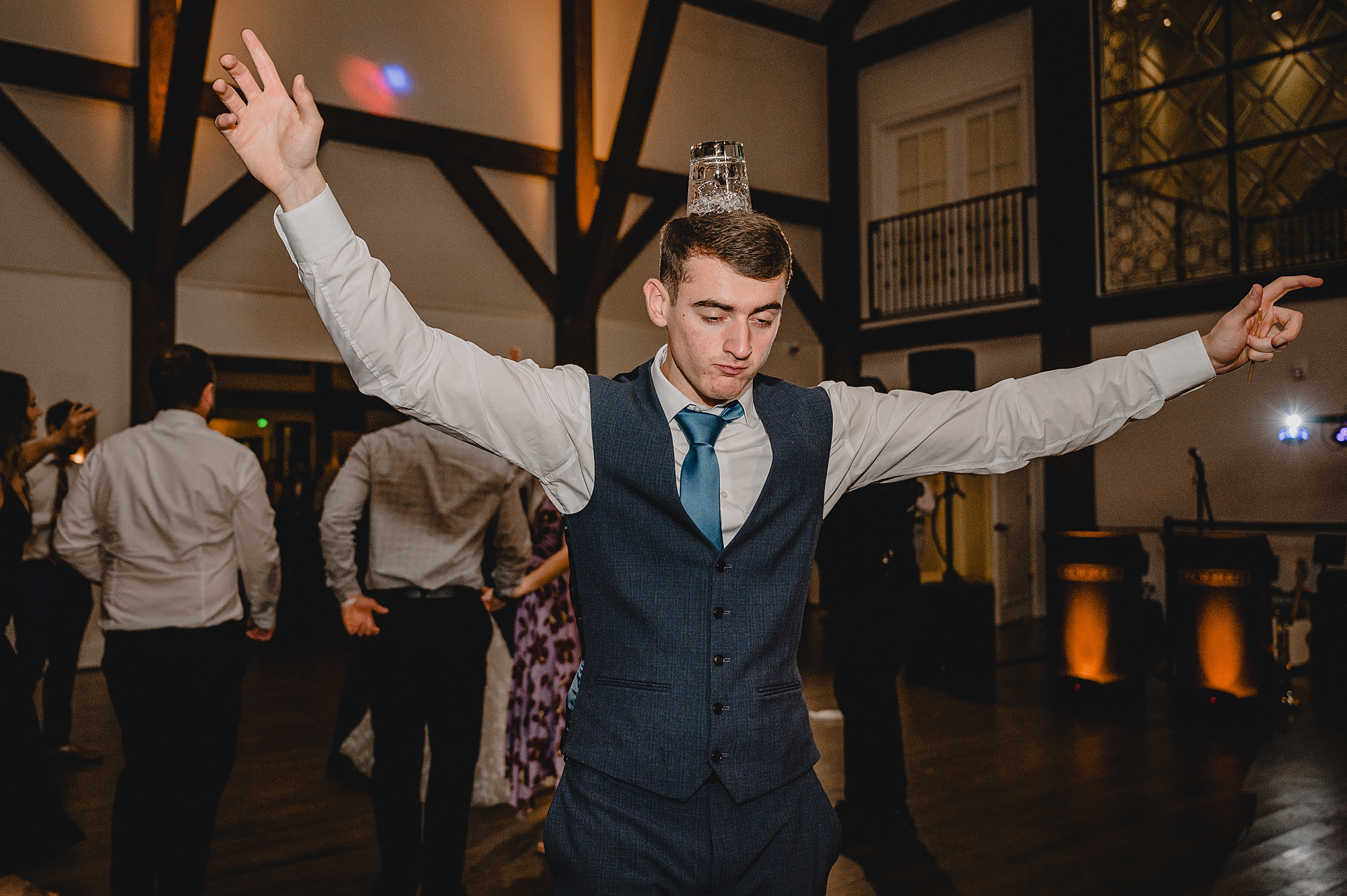 guests dance during Andover NJ wedding reception