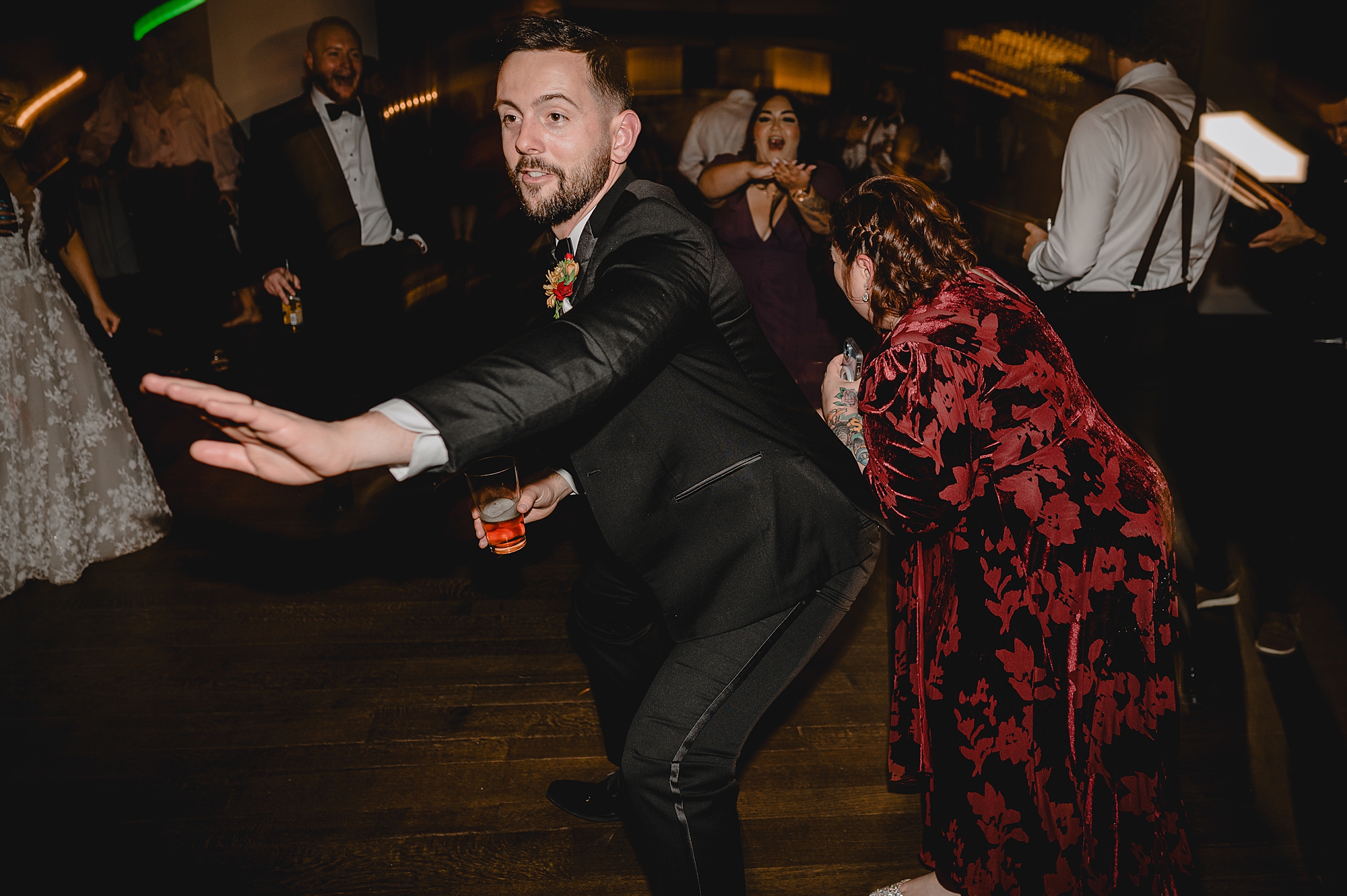 newlyweds dance during Andover NJ wedding reception