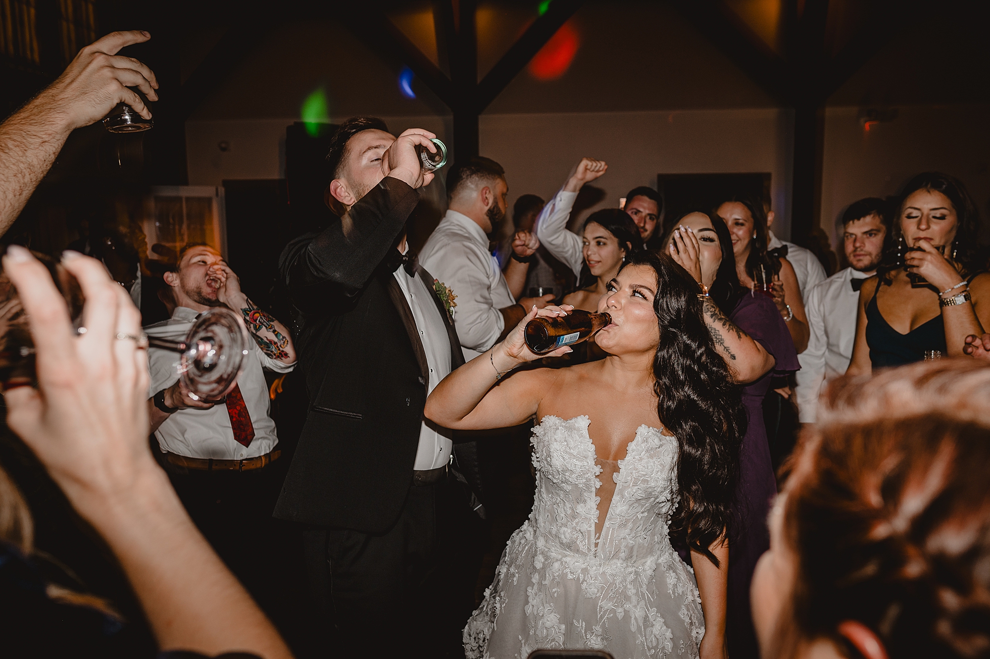 newlyweds dance during Andover NJ wedding reception