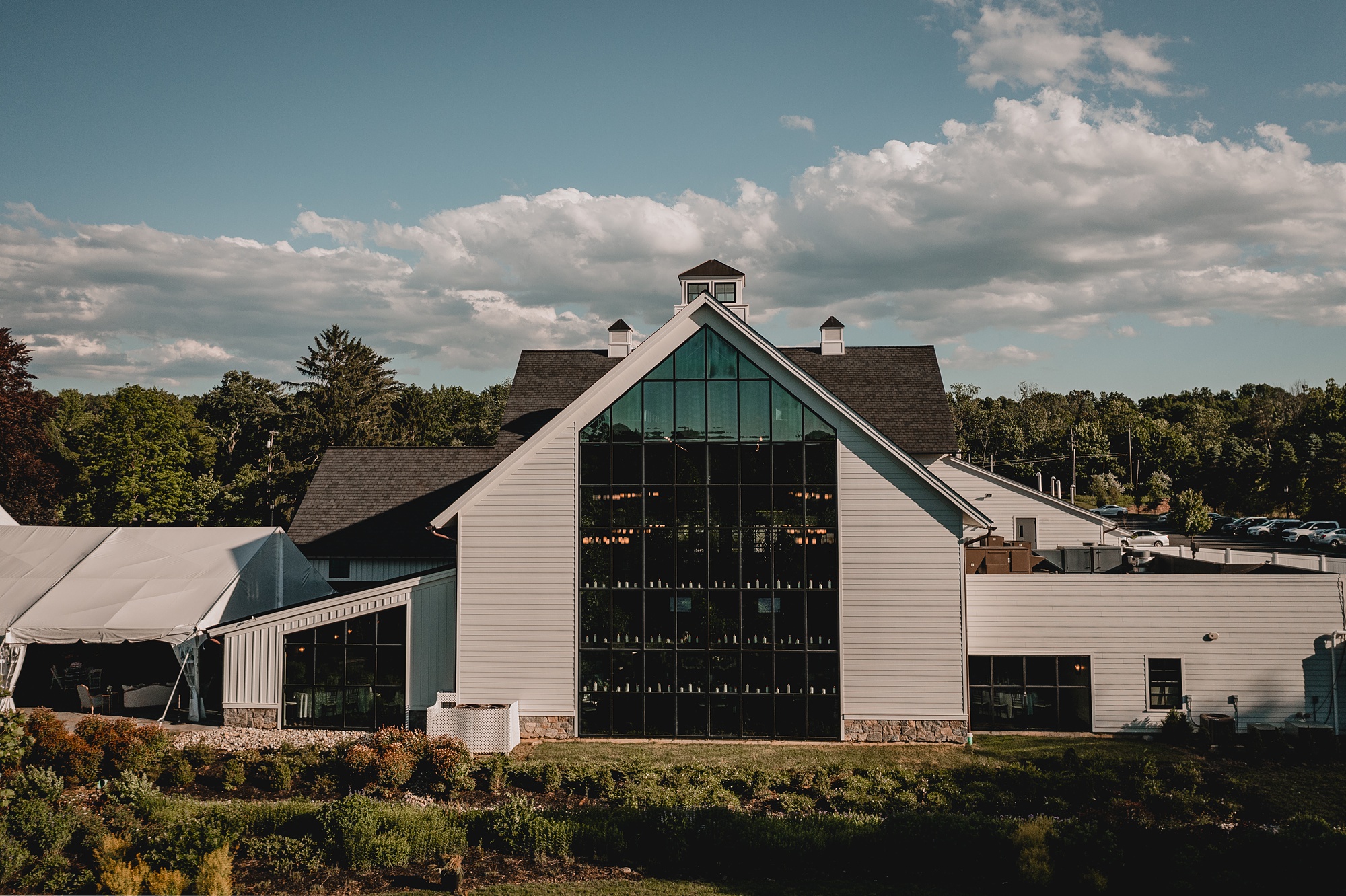 barn at Crossed Keys Estate for wedding reception