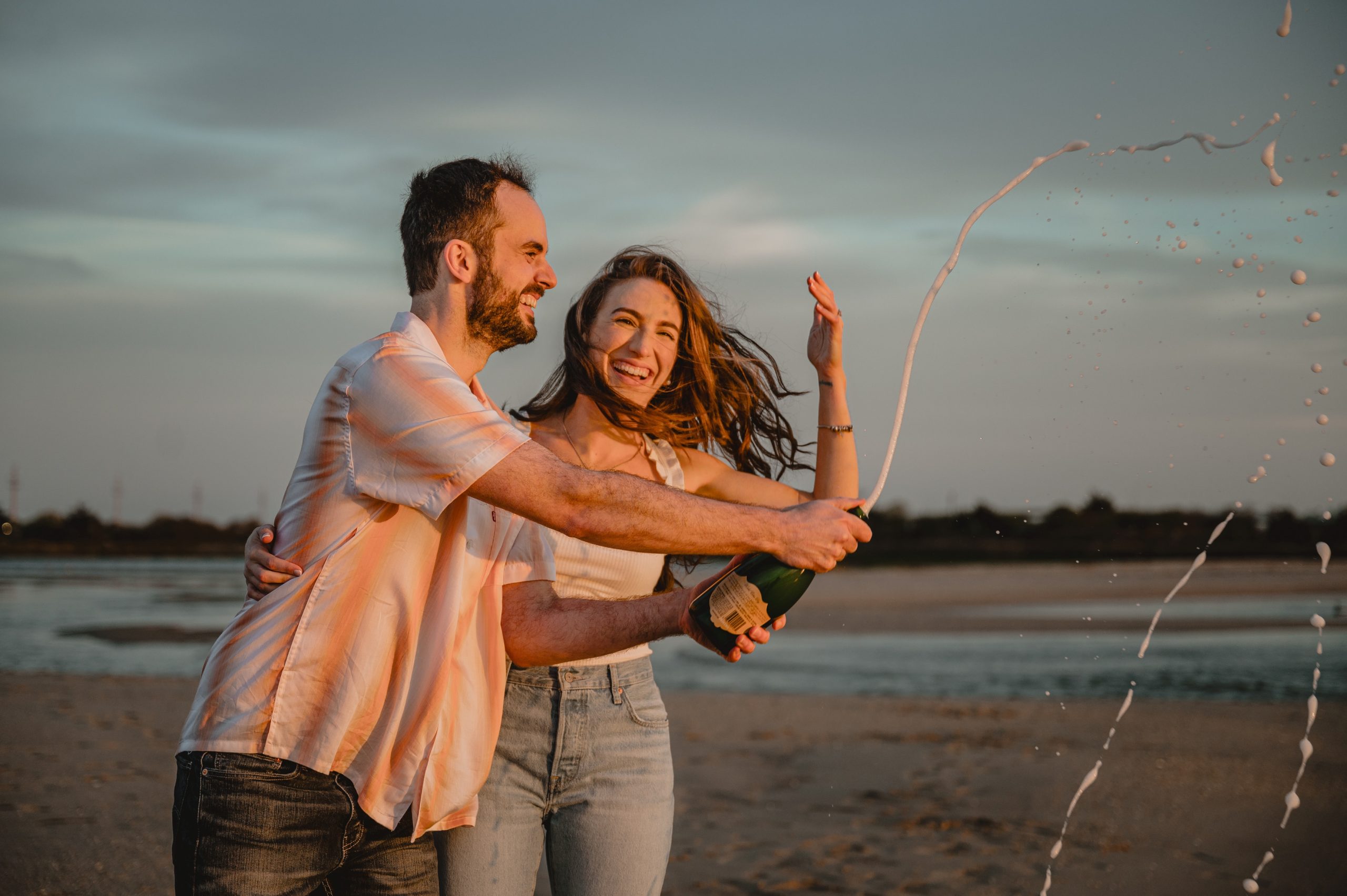 tips for summer engagement sessions for newly engaged couples