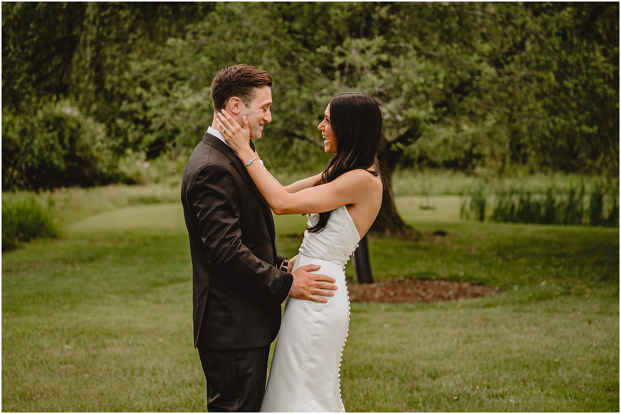 Perona Farms Reserve wedding, first look