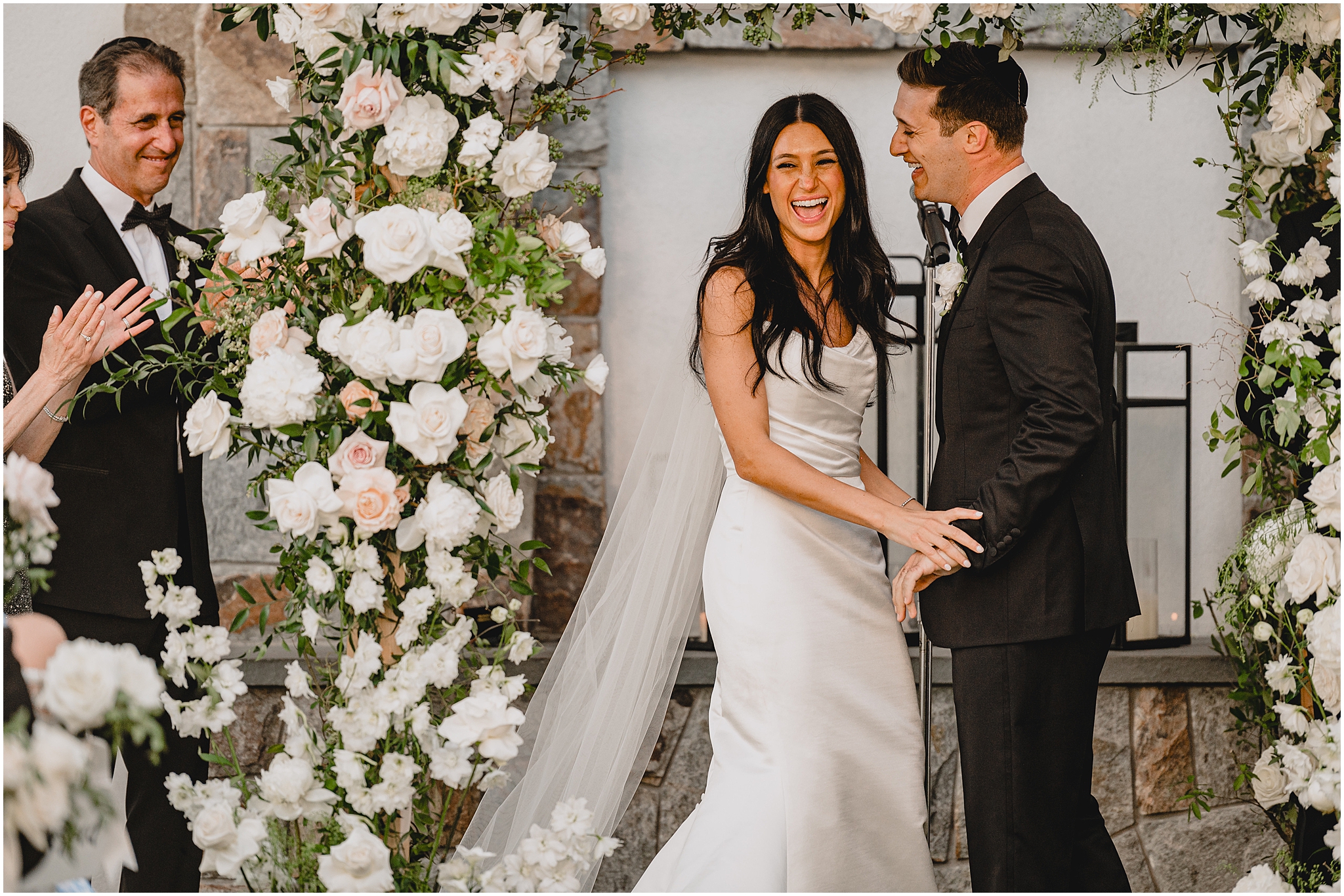 Perona Farms Reserve wedding ceremony, Made of leaves florist