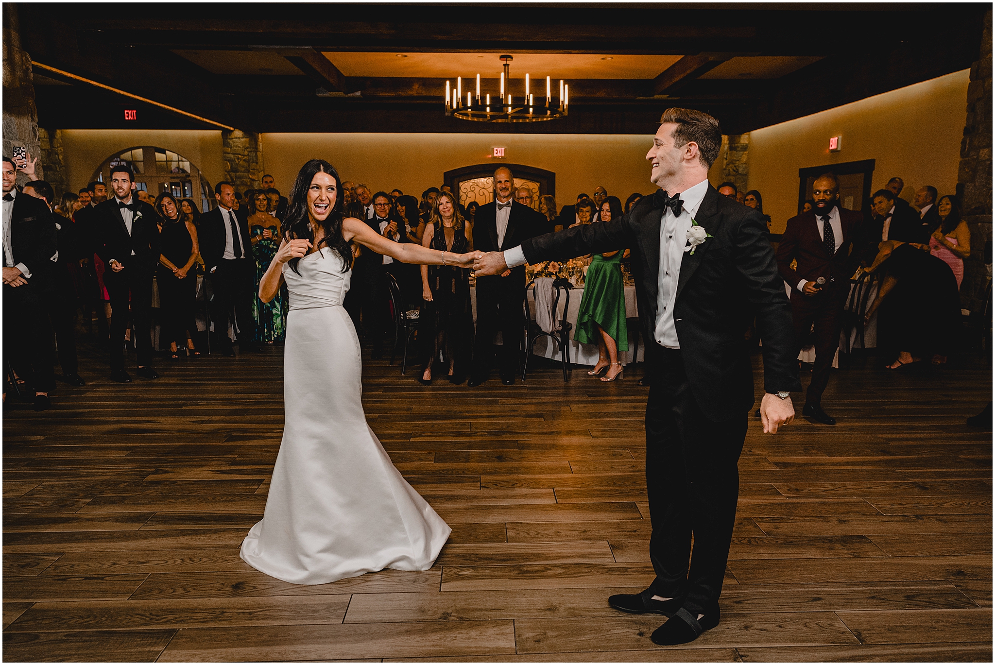 Perona Farms Reserve wedding reception, first dance