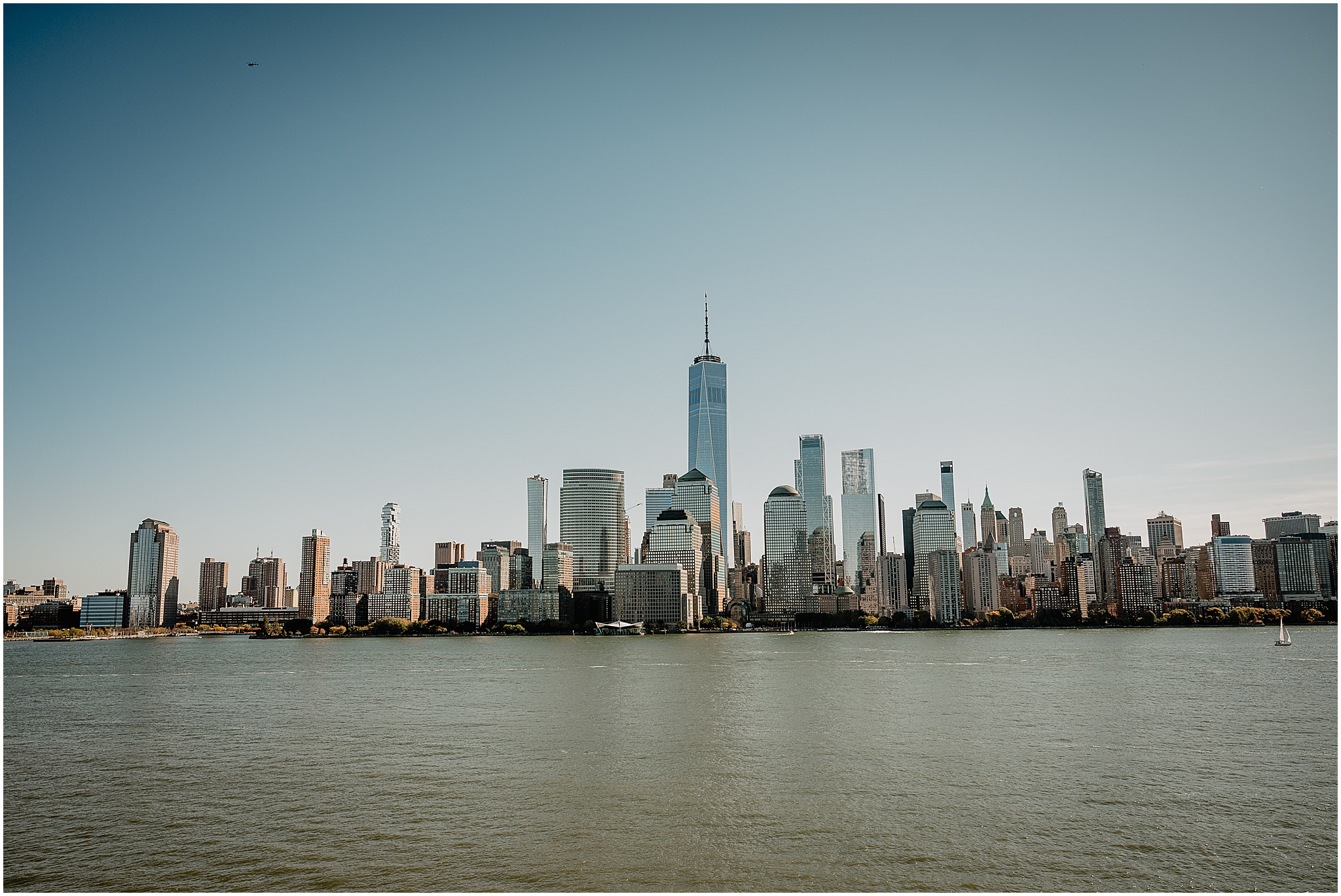 view of Manhattan from Jersey City