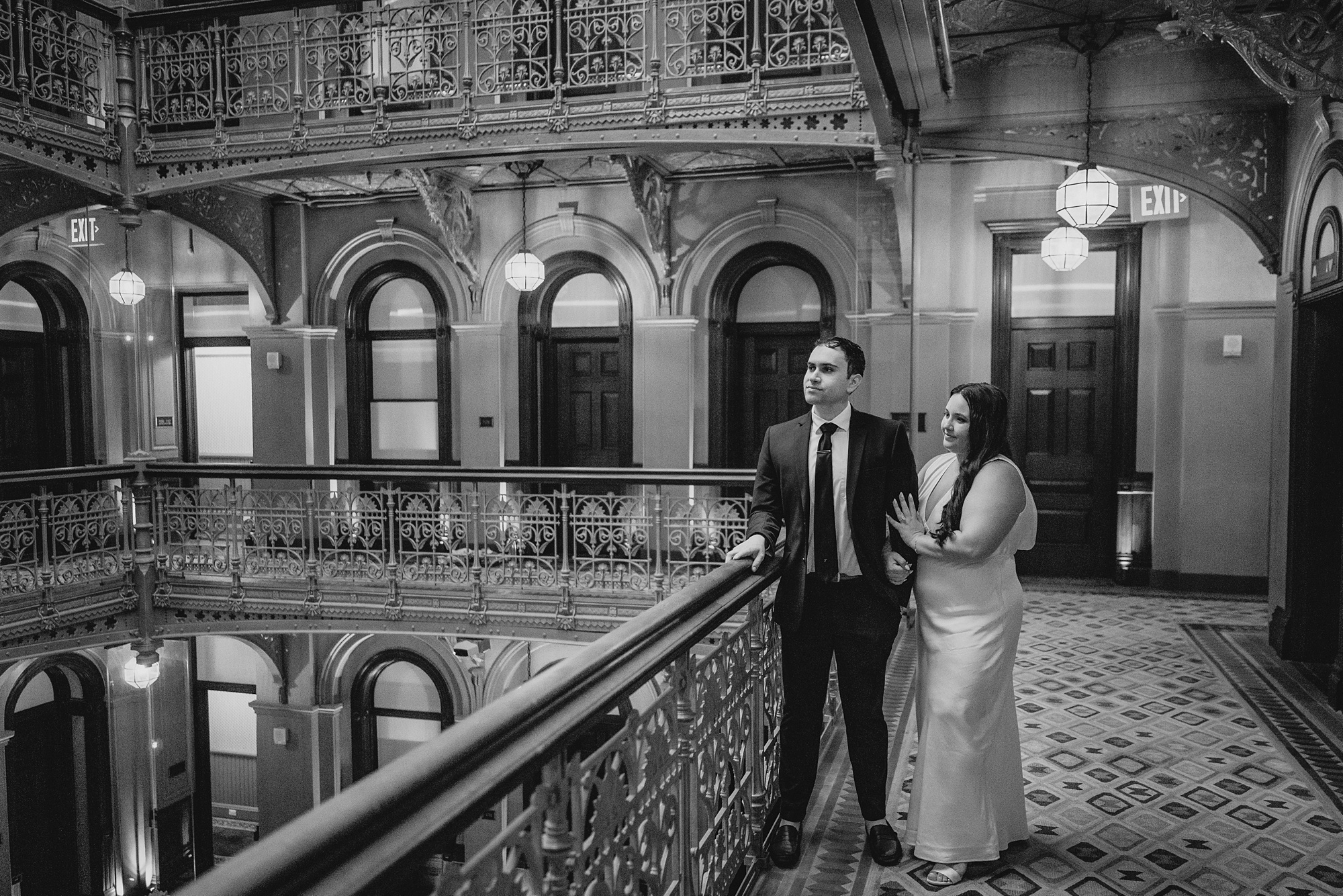 inspiration and tips for the Beekman Hotel engagement portraits 