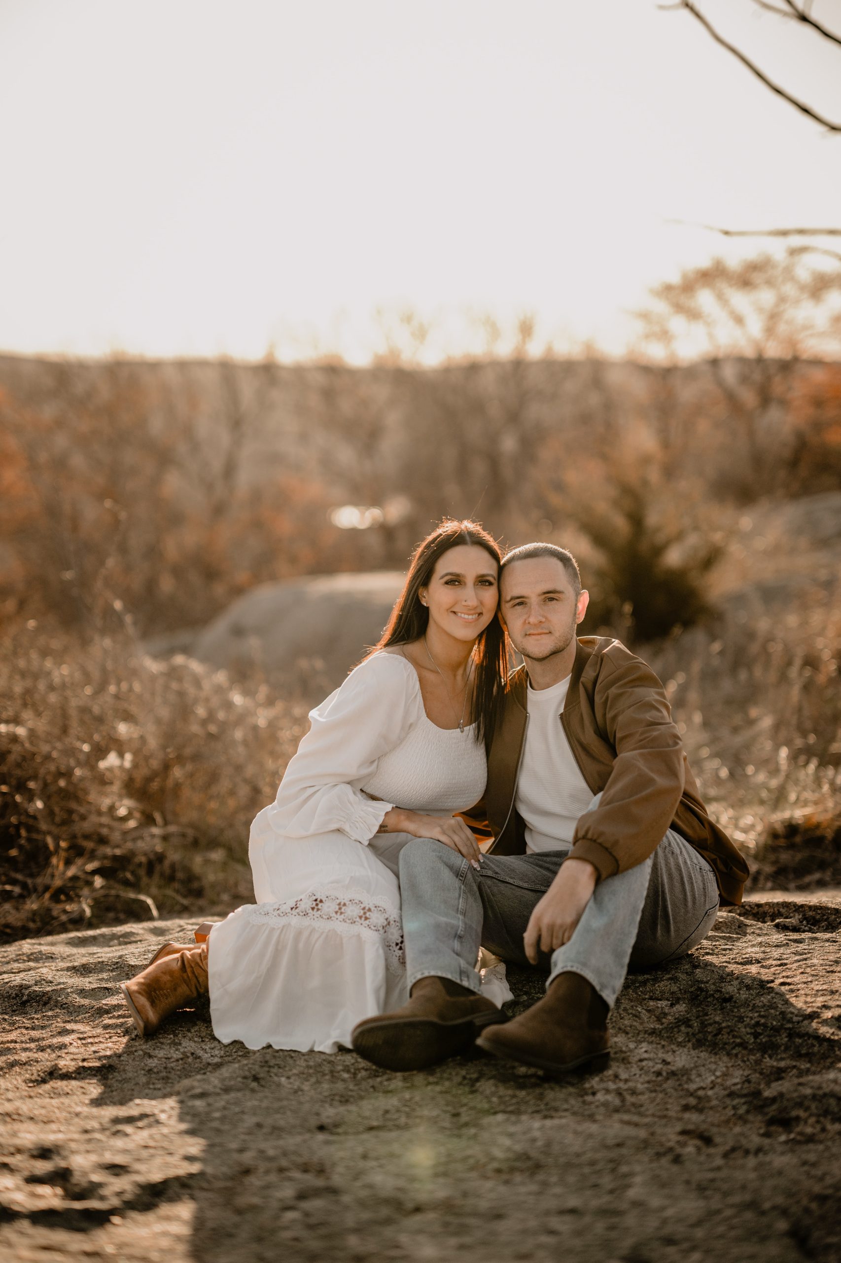 golden hour at Bear Mountains