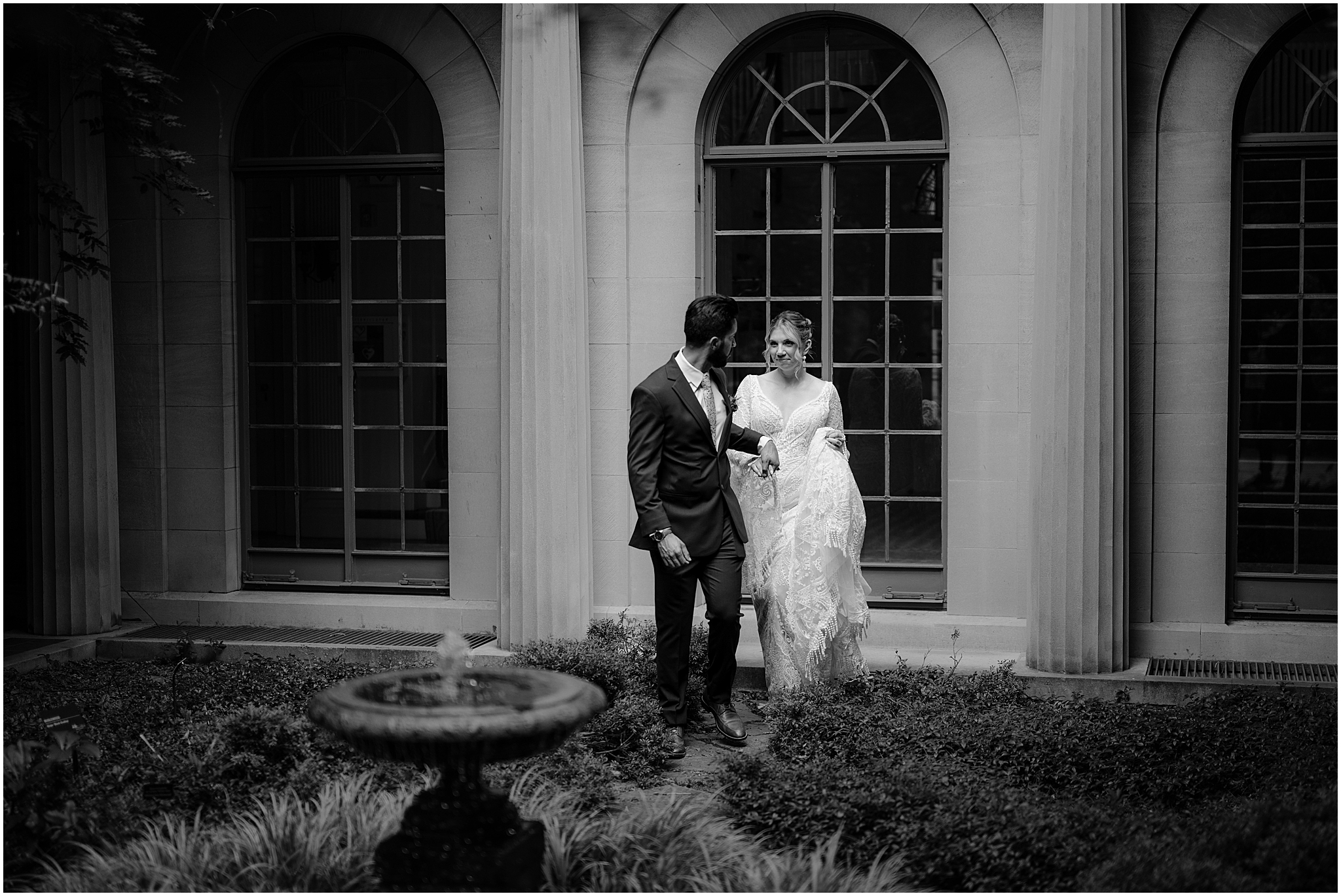 Stunning couple portraits at their Unforgettable Porta Montclair Wedding.
