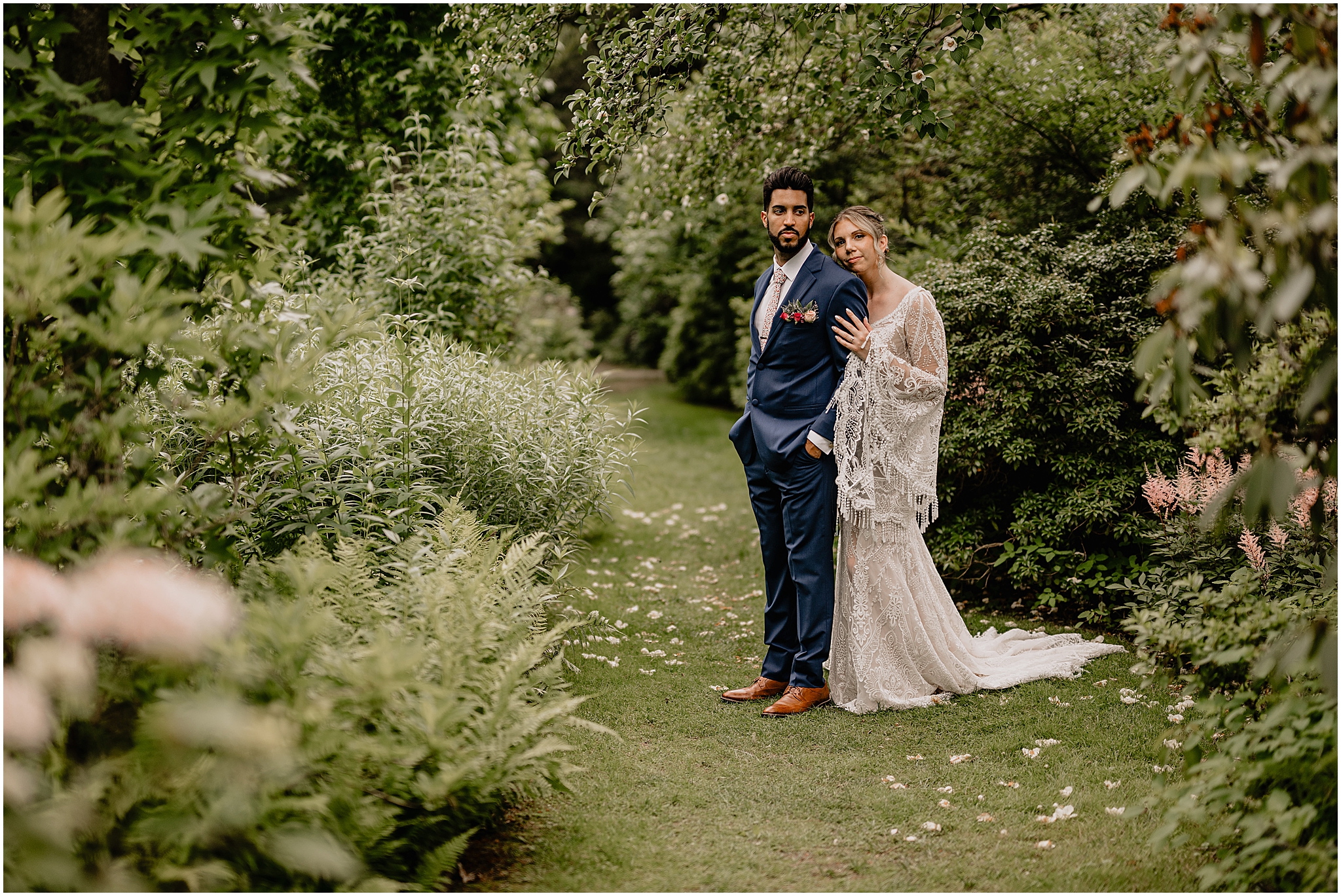 Stunning couple portrait from the Unforgettable Porta Montclair Wedding.