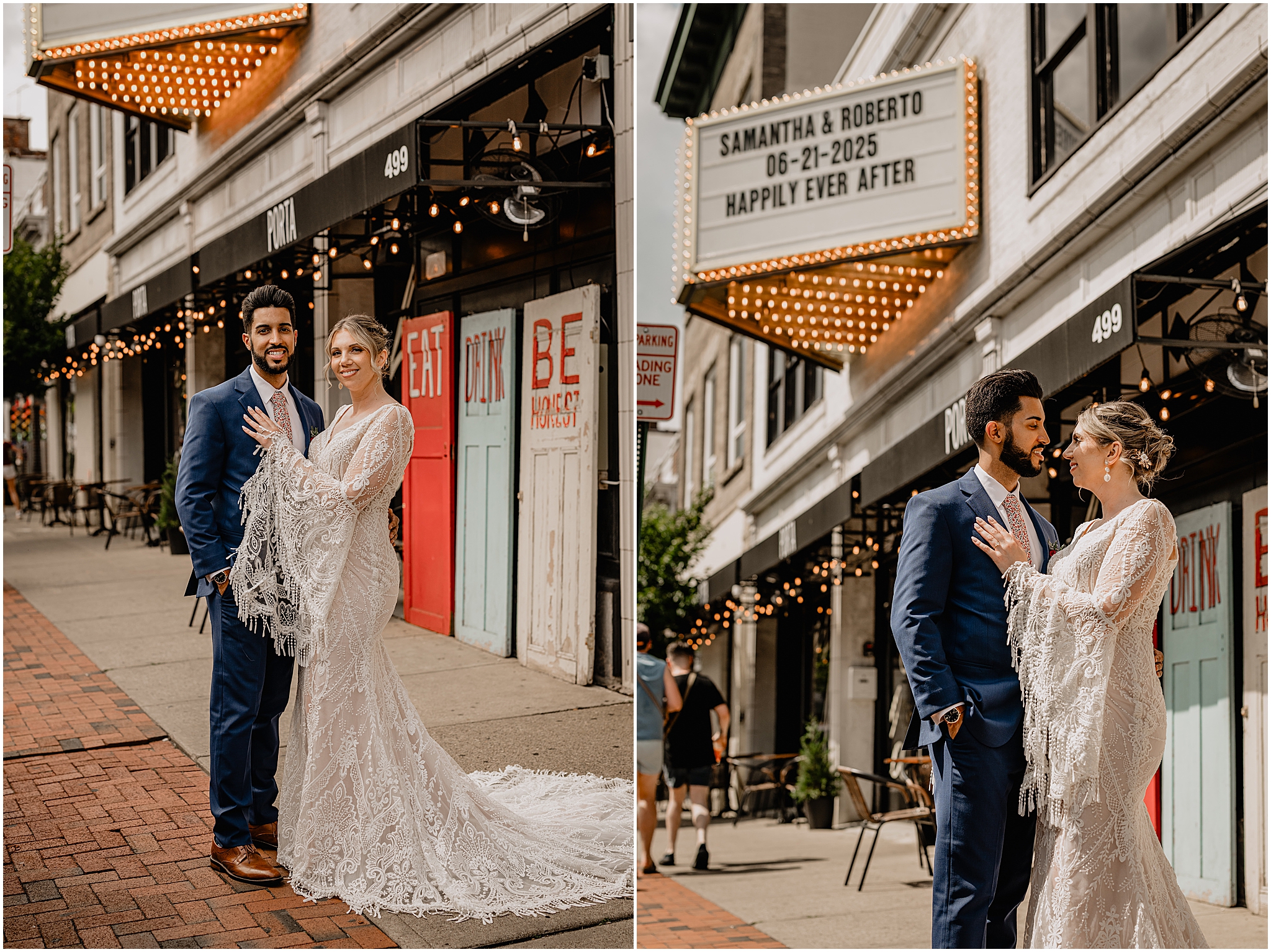 Stunning couple portrait from the Unforgettable Porta Montclair Wedding.