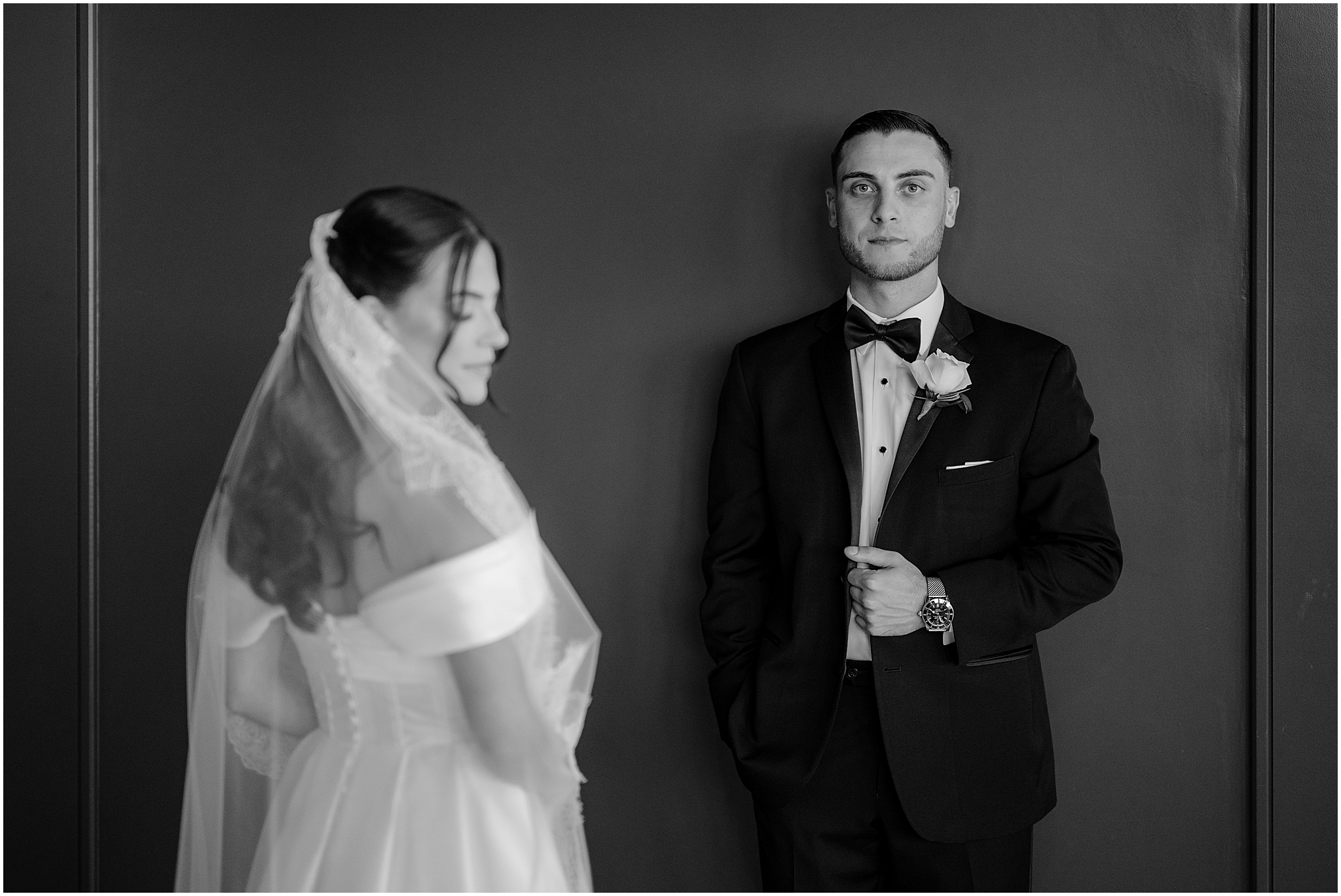 Couple portraits during their Tillinghouse Wedding.
