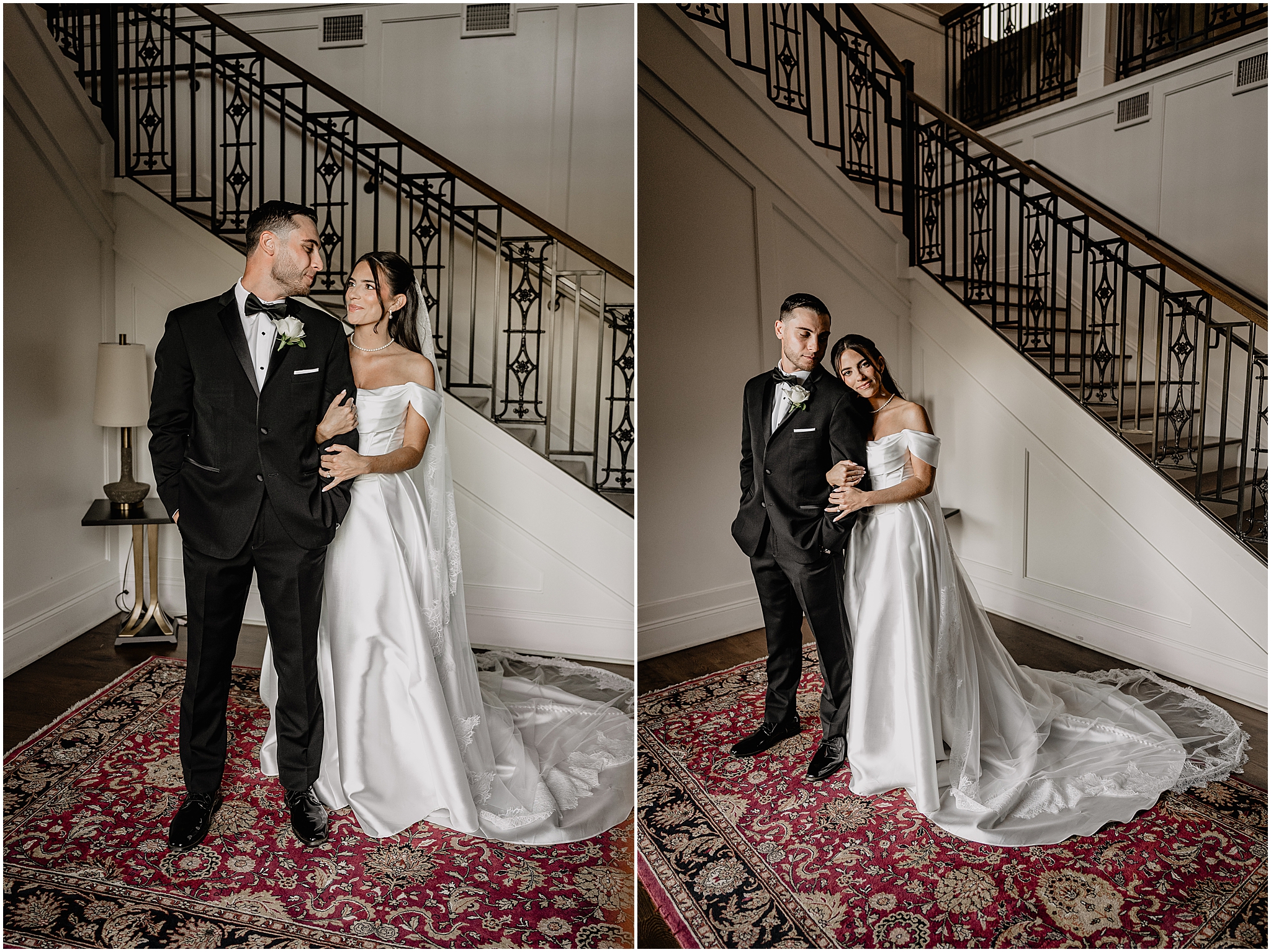 Couple portraits during their Tillinghouse Wedding.