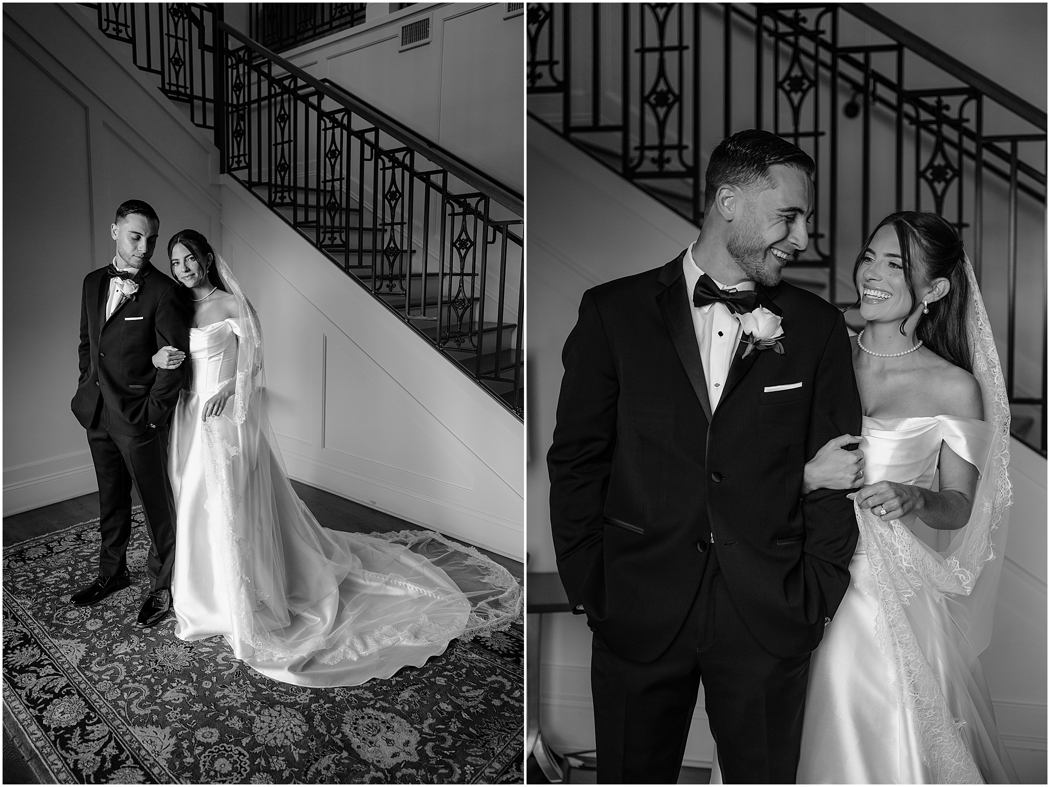 Couple portraits during their Tillinghouse Wedding.
