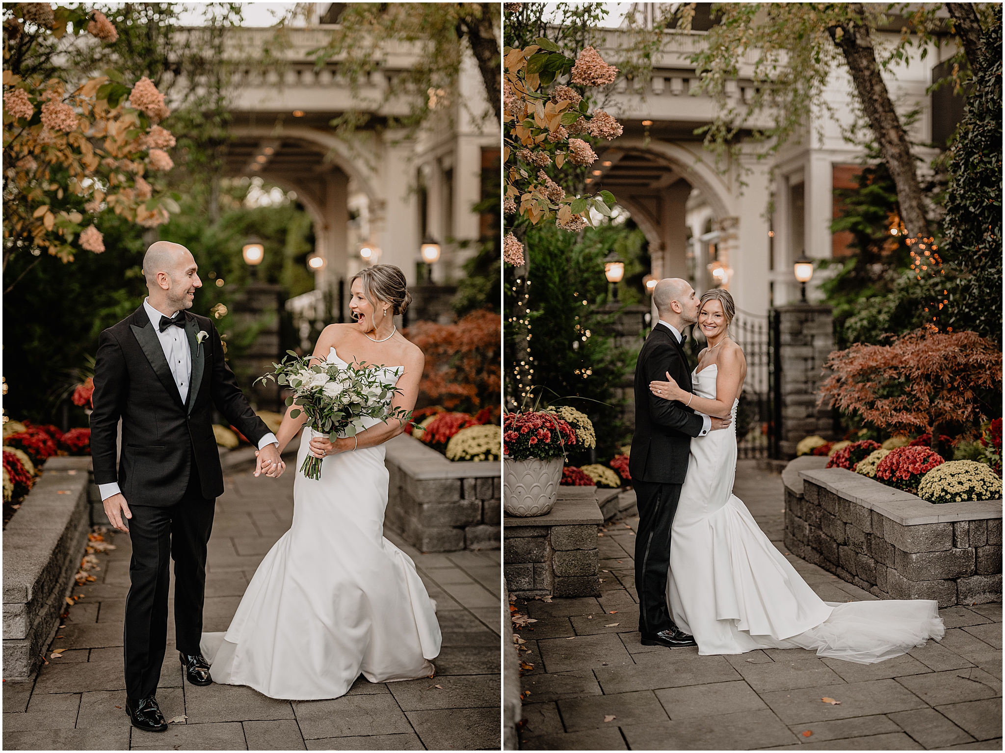 Couple portraits captured during their Westmount Country Club wedding, showcasing romantic and timeless moments together.