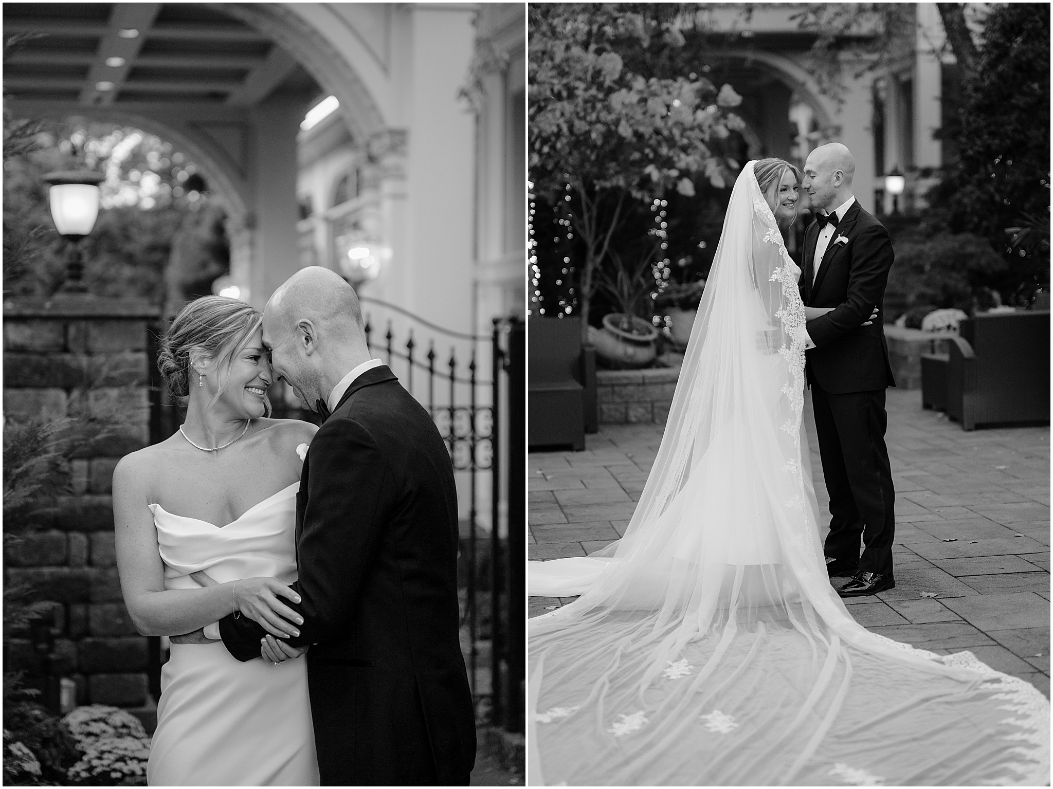 Couple portraits captured during their Westmount Country Club wedding, showcasing romantic and timeless moments together.