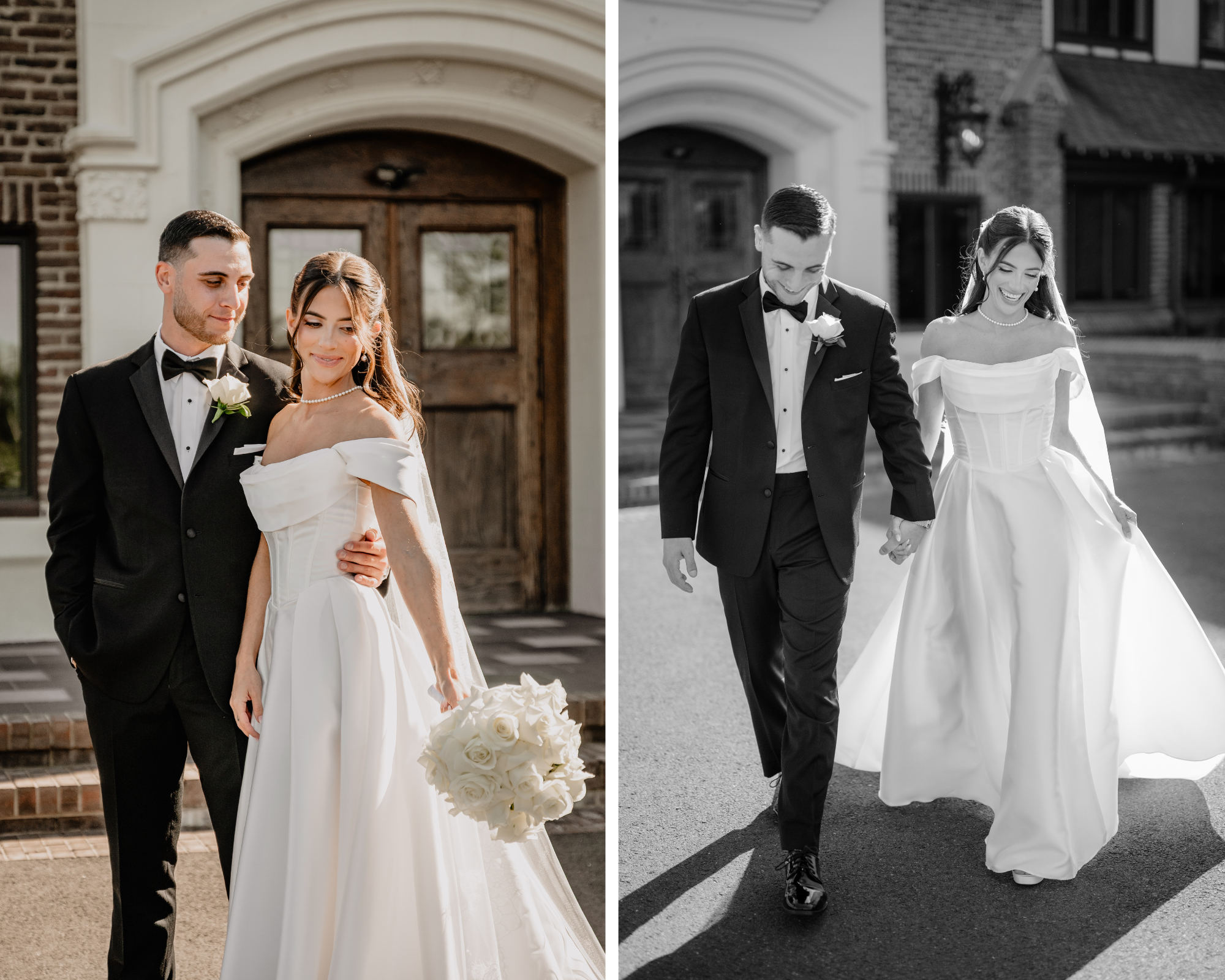 Couple at one of the weddings at The Tilling House.