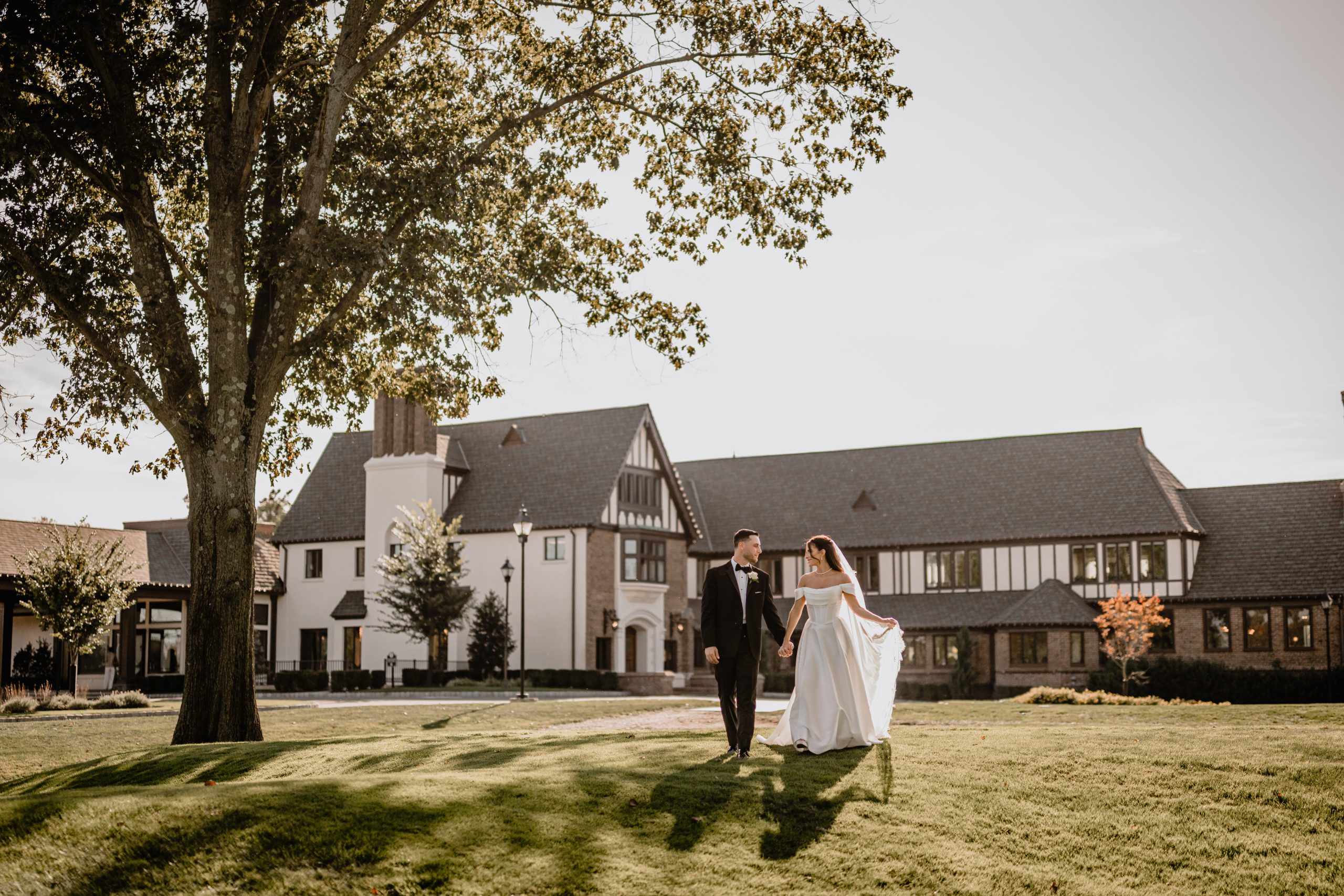 Couple at one of the weddings at The Tilling House.
