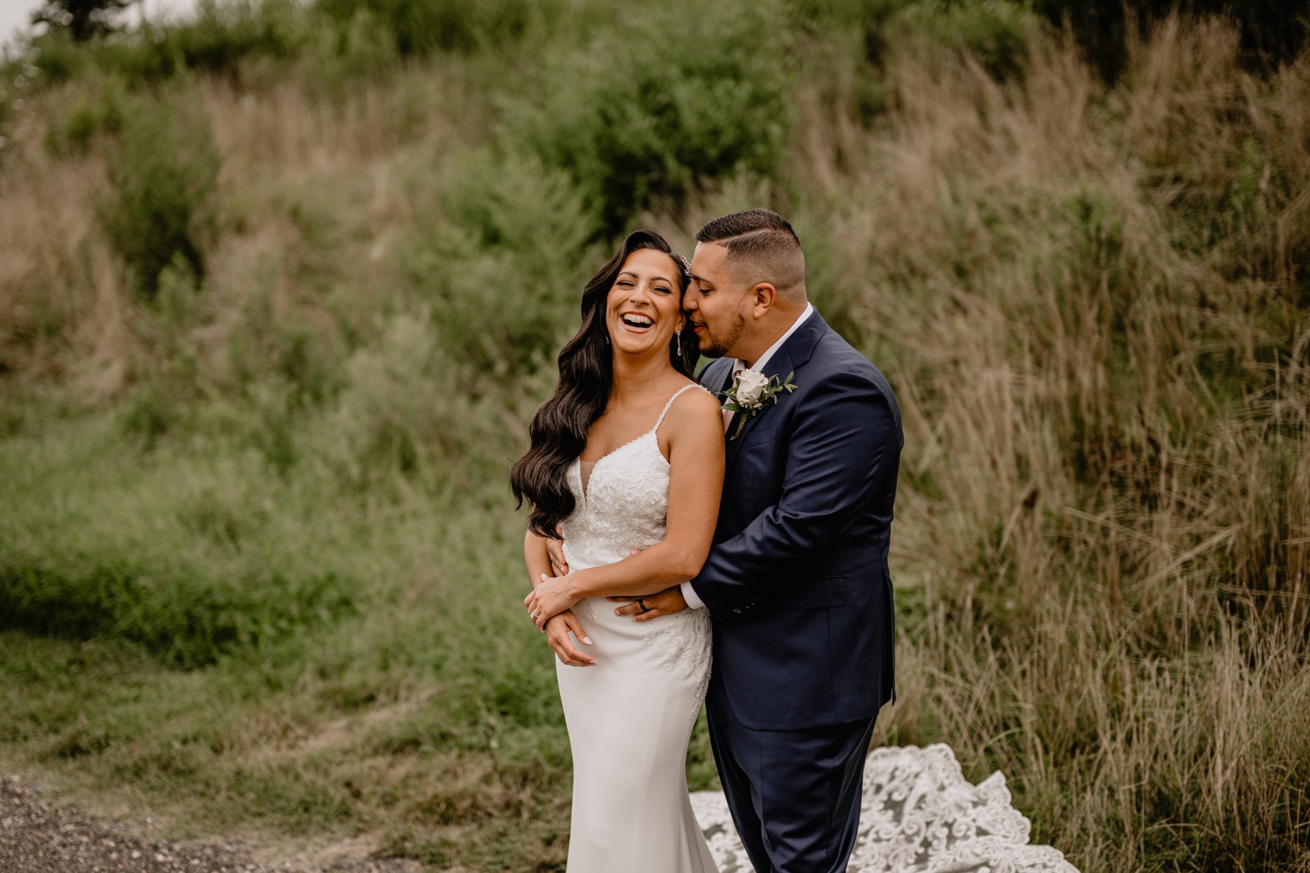 Beautiful couple in one of the weddings at The Tilling House.