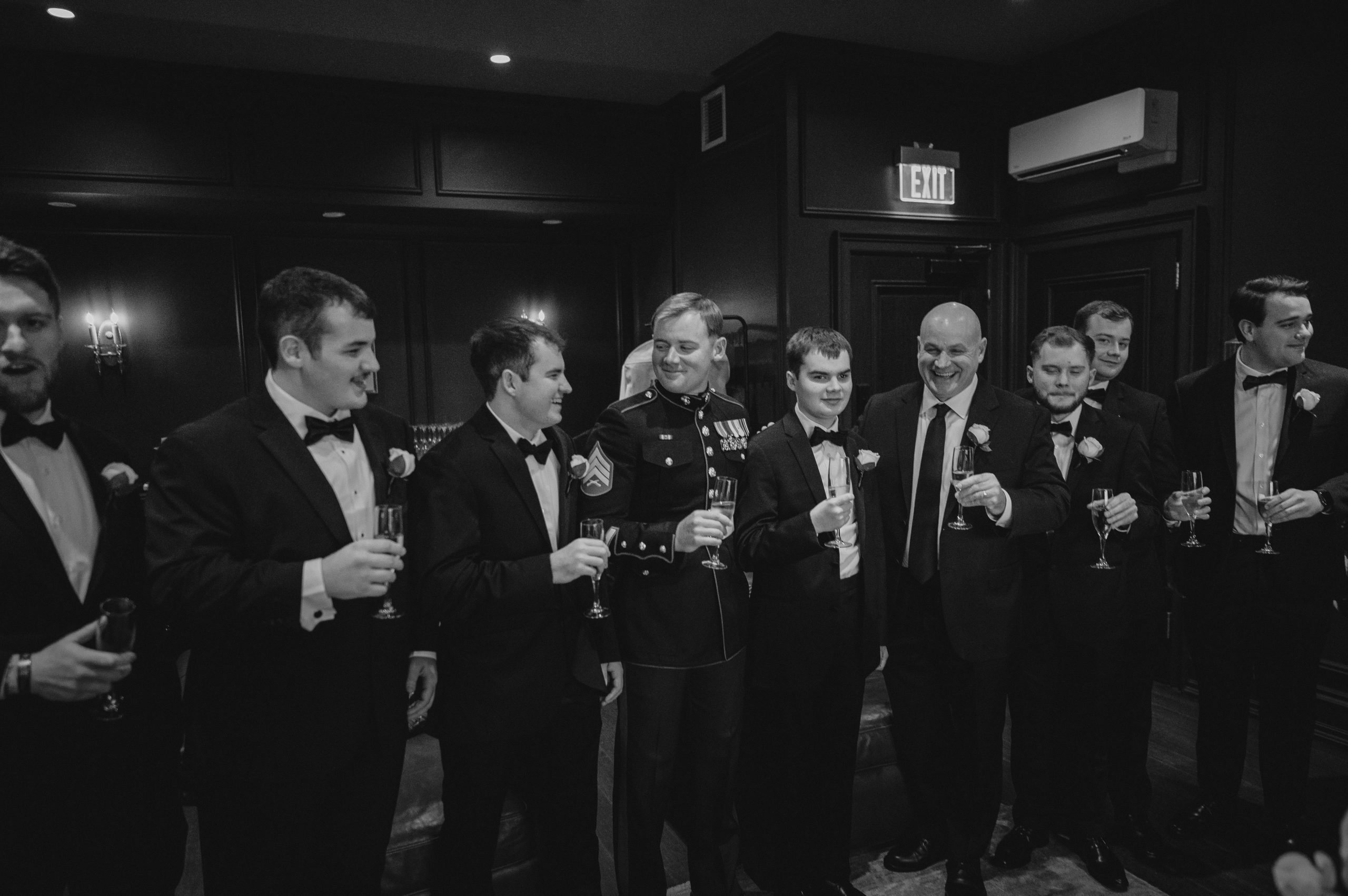 Groom with his groomsmen on Weddings at Park Chateau.