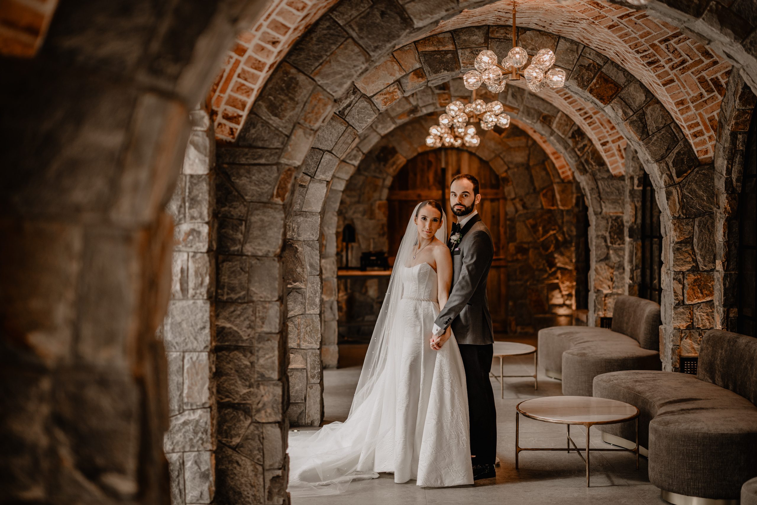 Couple at The Reserve at Perona Farms Wedding