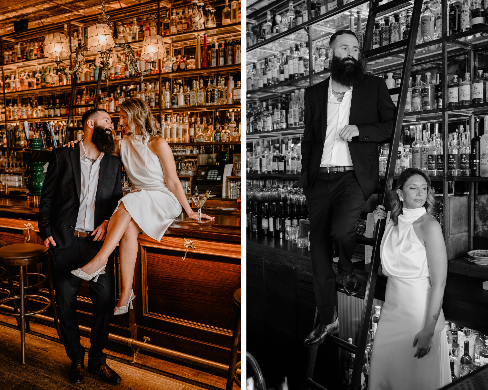 Couple at their Engagement Session at Brothers Daley Sea Bright
