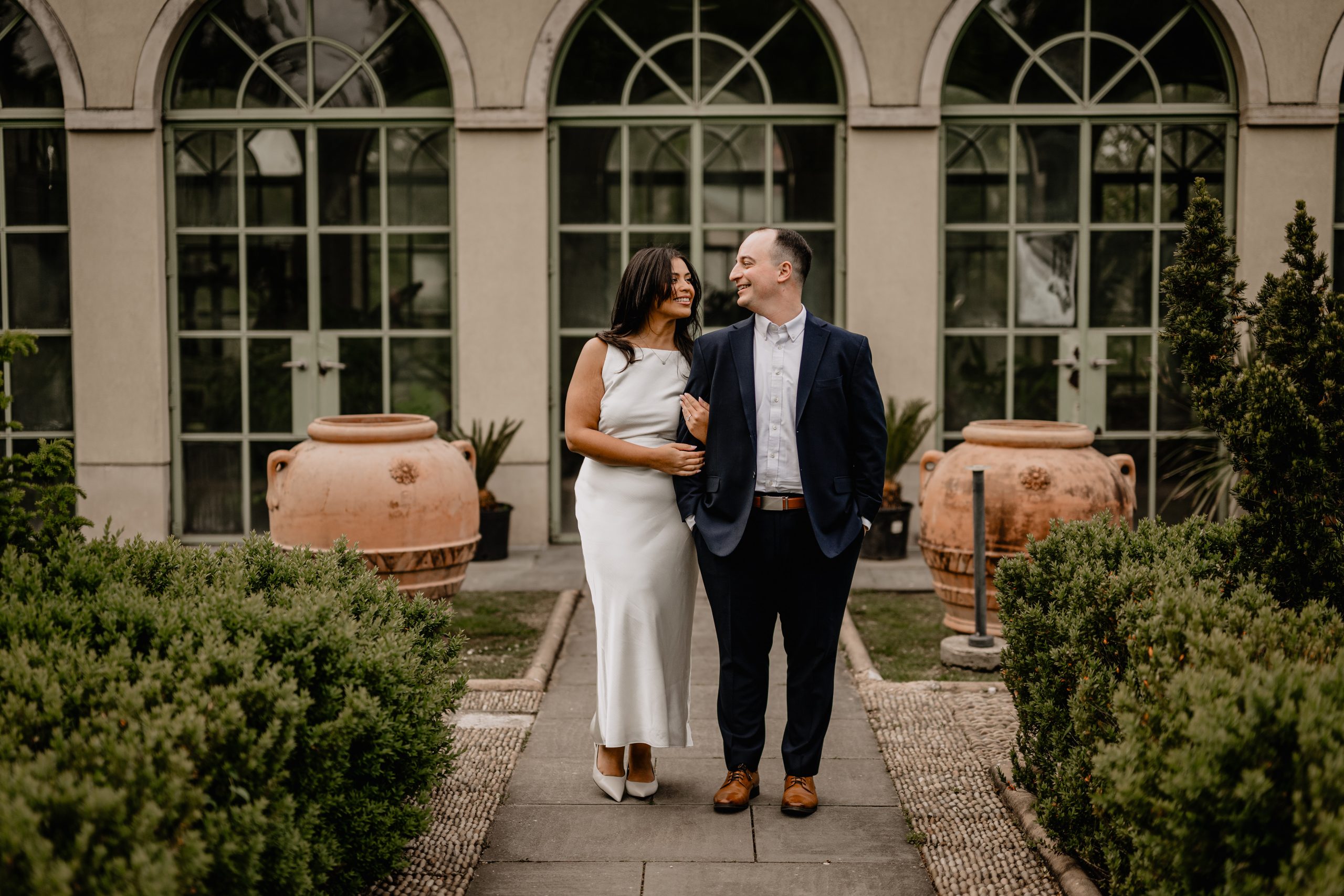 Couple during their Staten Island Engagement Session